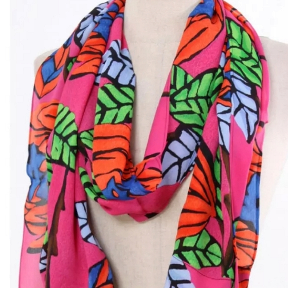 NWT Hale Bob 💯 SILK Scarf, Oblong - Picture 1 of 4